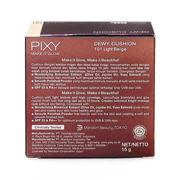 Pixy, Make It Glow, Dewy Cushion Refill, 101 Light Beige, 15 g
